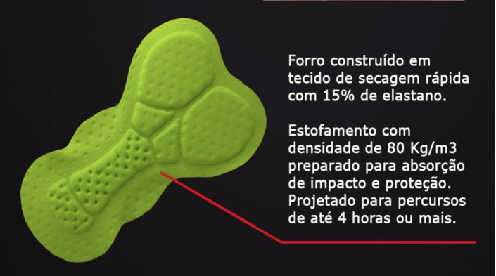 BERMUDA ELITE PARA CICLISTA